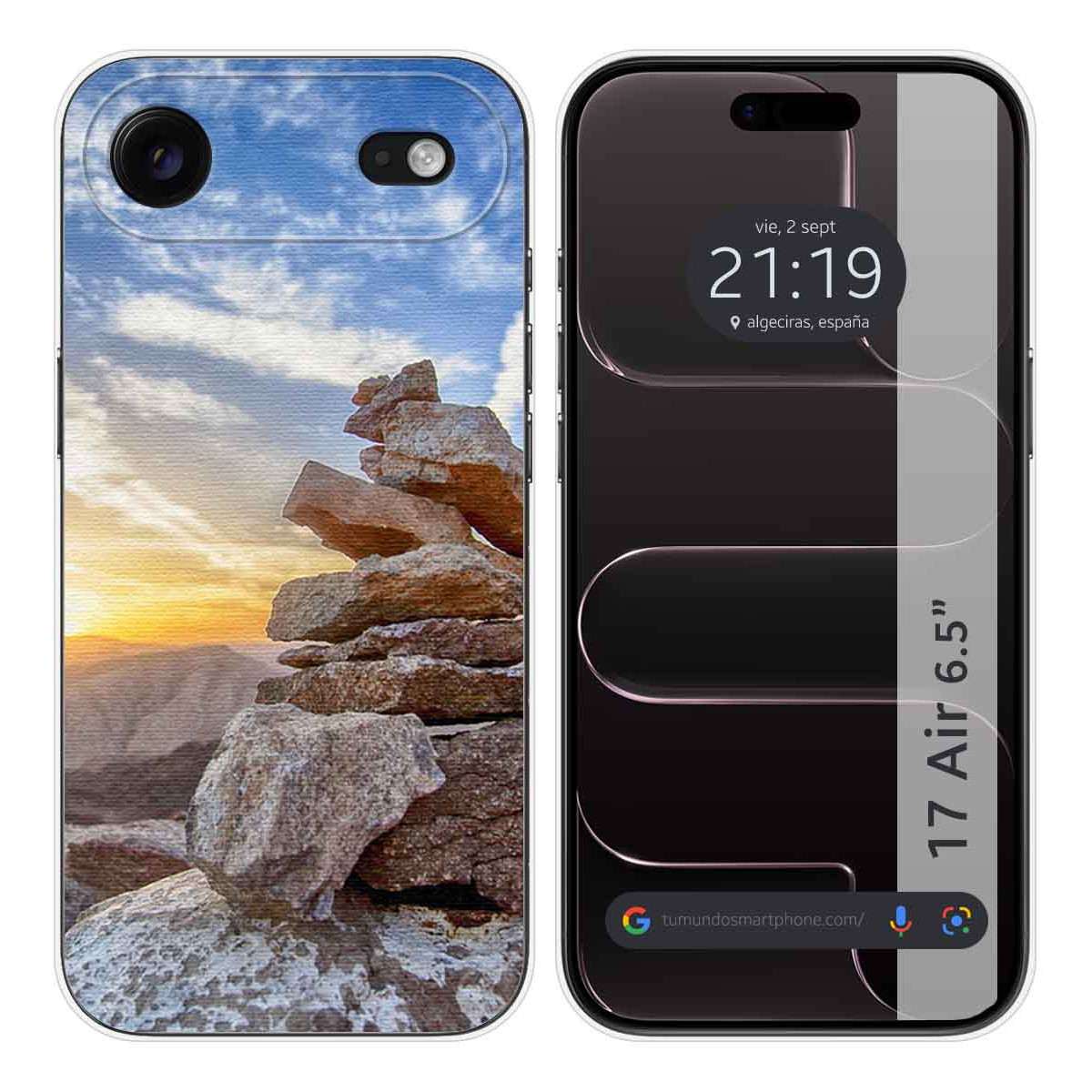 Funda Silicona para Iphone 17 Air (6.5) diseño Sunset Dibujos