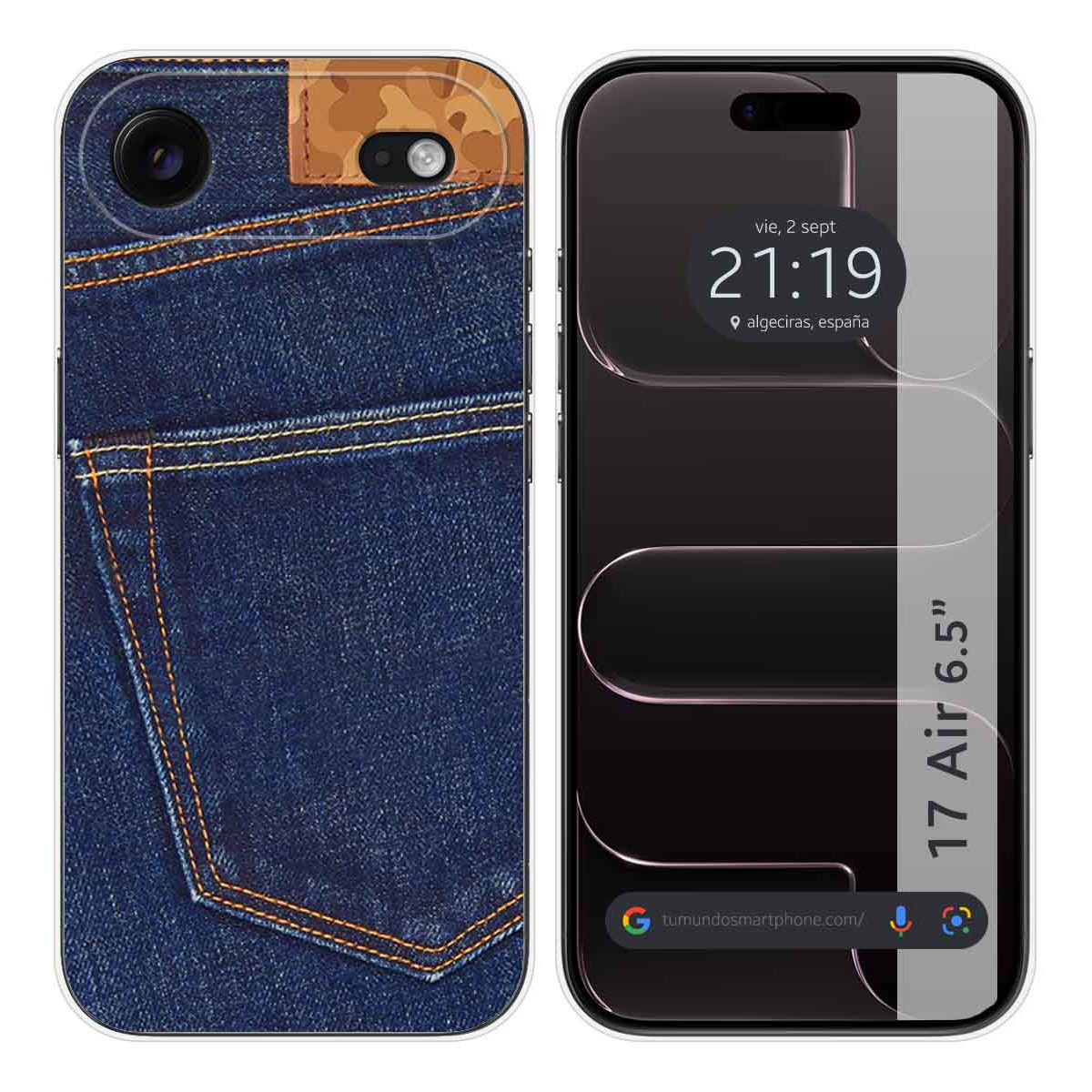 Funda Silicona para Iphone 17 Air (6.5) diseño Vaquero Dibujos