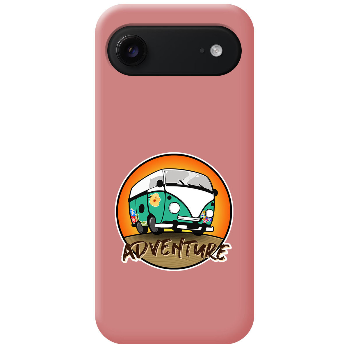 Funda Silicona Líquida Rosa para Iphone 17 Air (6.5) diseño Adventure Dibujos