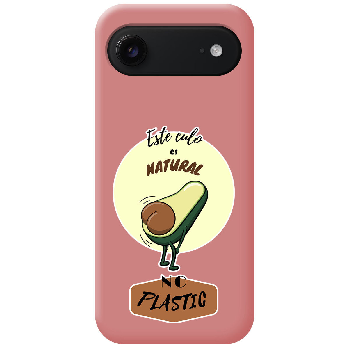 Funda Silicona Líquida Rosa para Iphone 17 Air (6.5) diseño Culo Natural Dibujos