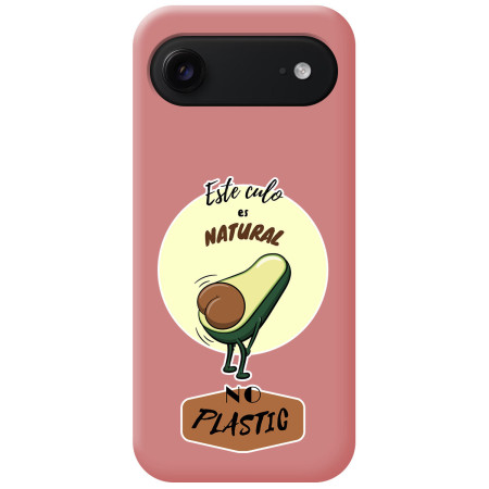 Funda Silicona Líquida Rosa para Iphone 17 Air (6.5) diseño Culo Natural Dibujos