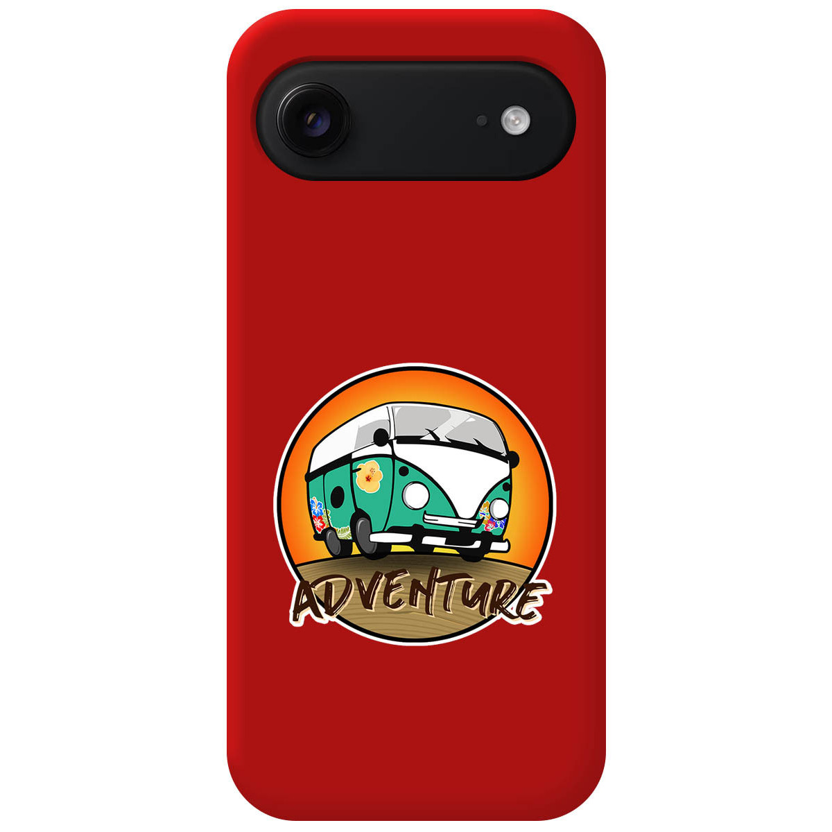 Funda Silicona Líquida Roja para Iphone 17 Air (6.5) diseño Adventure Dibujos