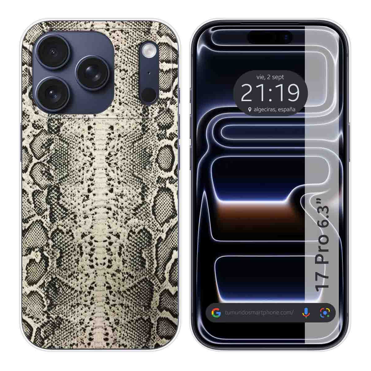 Funda Silicona para Iphone 17 Pro (6.3) diseño Animal 01 Dibujos