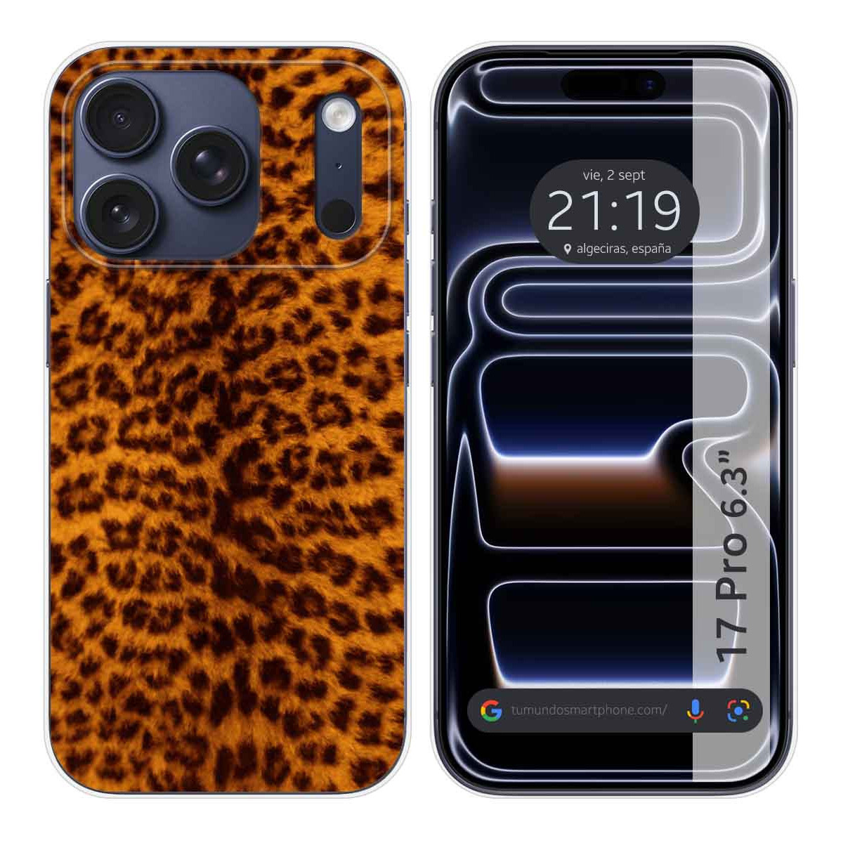 Funda Silicona para Iphone 17 Pro (6.3) diseño Animal 03 Dibujos