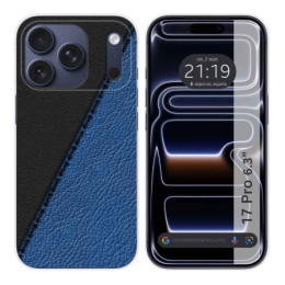 Funda Silicona para Iphone 17 Pro (6.3) diseño Cuero 02 Dibujos