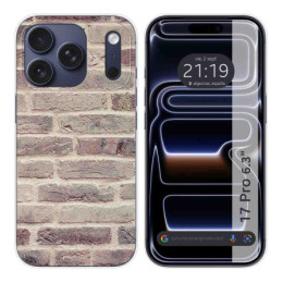 Funda Silicona para Iphone 17 Pro (6.3) diseño Ladrillo 01 Dibujos