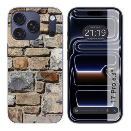 Funda Silicona para Iphone 17 Pro (6.3) diseño Ladrillo 03 Dibujos