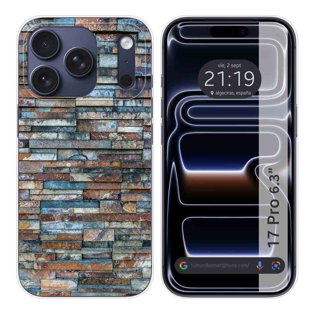 Funda Silicona para Iphone 17 Pro (6.3) diseño Ladrillo 05 Dibujos