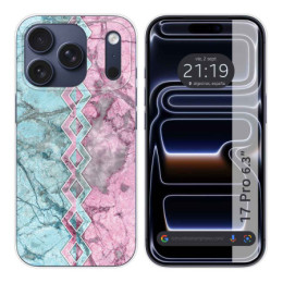 Funda Silicona para Iphone 17 Pro (6.3) diseño Mármol 08 Dibujos