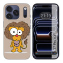 Funda Silicona para Iphone 17 Pro (6.3) diseño Leon Dibujos