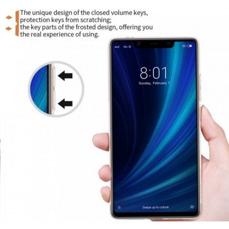 Funda Gel Tpu Nillkin Nature para Xiaomi Mi 8 Se Color Transparente