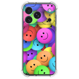 Funda Silicona Antigolpes para Iphone 17 Pro (6.3) diseño Smile Dibujos