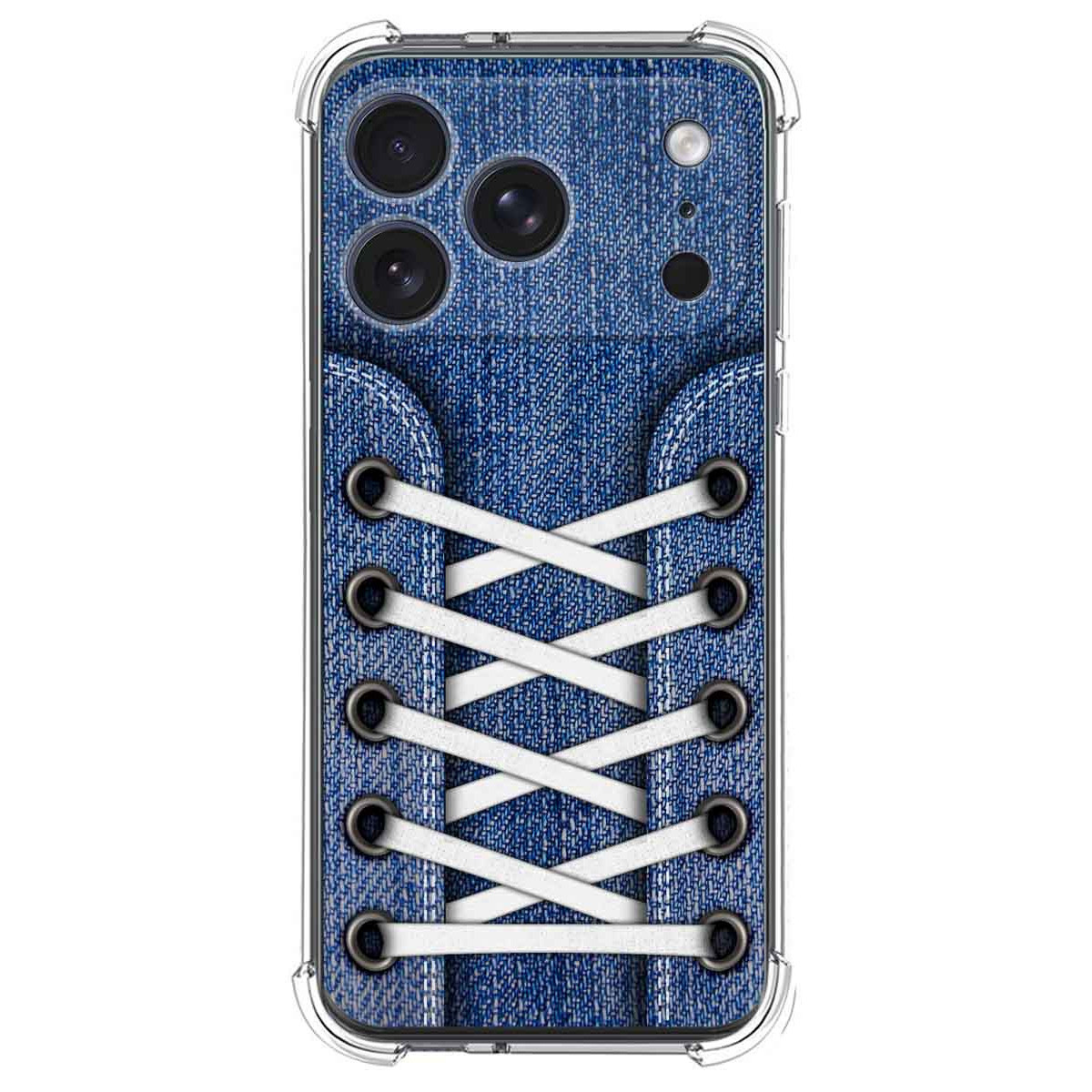 Funda Silicona Antigolpes para Iphone 17 Pro (6.3) diseño Zapatillas 01 Dibujos