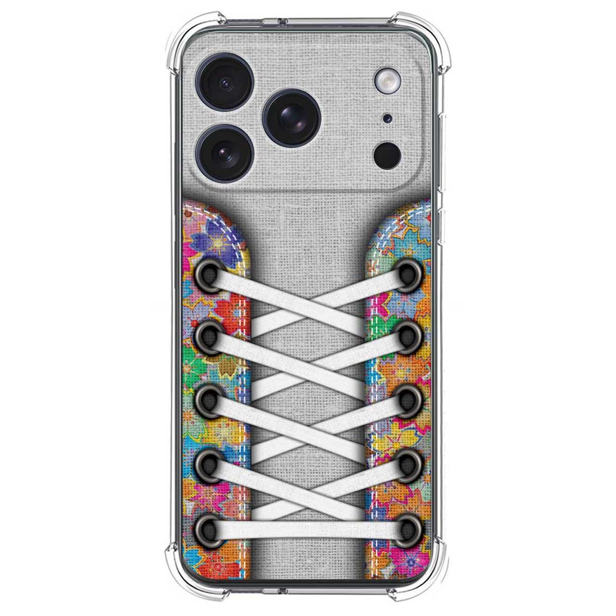 Funda Silicona Antigolpes para Iphone 17 Pro (6.3) diseño Zapatillas 04 Dibujos