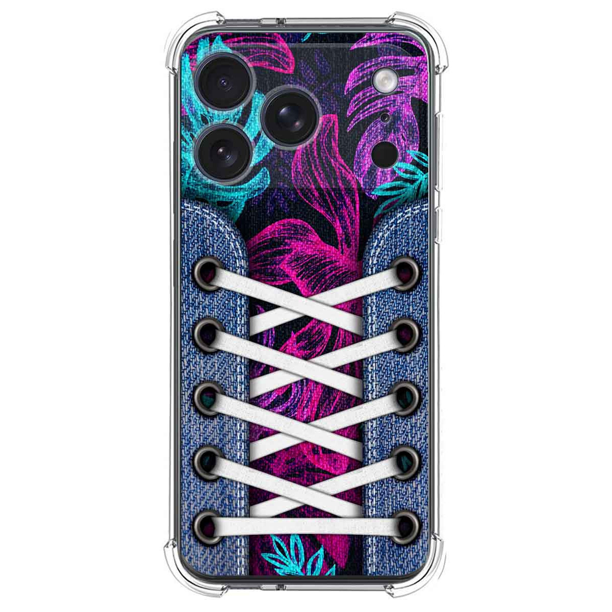 Funda Silicona Antigolpes para Iphone 17 Pro (6.3) diseño Zapatillas 07 Dibujos