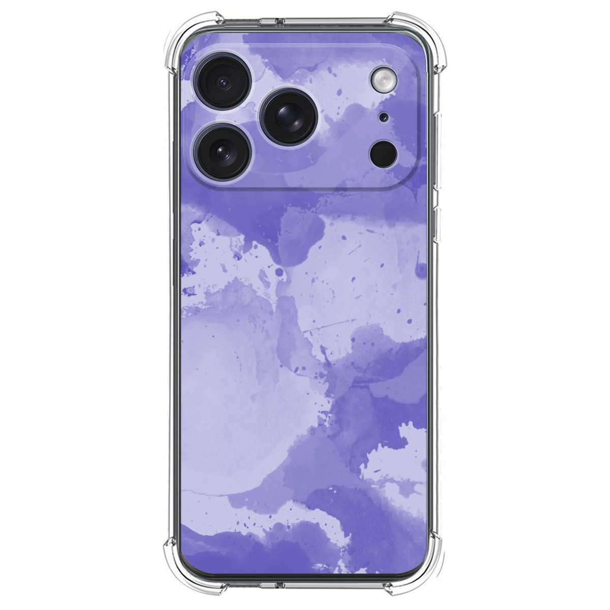 Funda Silicona Antigolpes para Iphone 17 Pro (6.3) diseño Acuarela 01 Dibujos