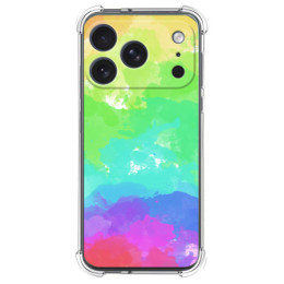 Funda Silicona Antigolpes para Iphone 17 Pro (6.3) diseño Acuarela 03 Dibujos