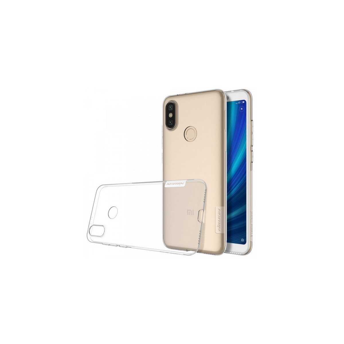 Funda Gel Tpu Nillkin Nature para Xiaomi Mi 6X / Mi A2 Color Transparente