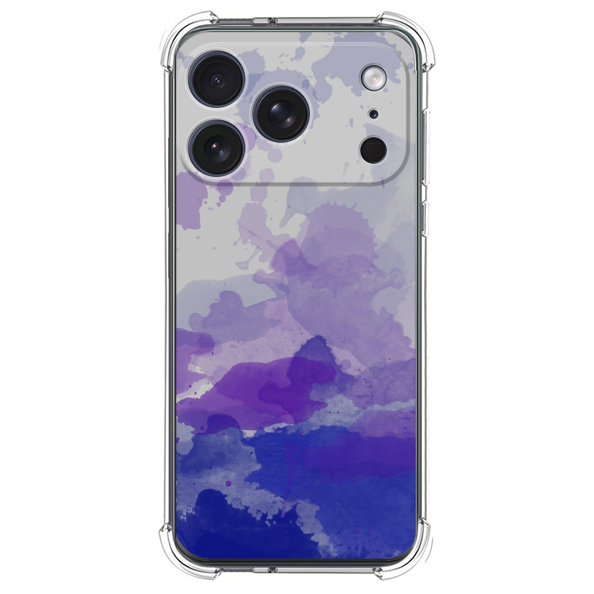 Funda Silicona Antigolpes para Iphone 17 Pro (6.3) diseño Acuarela 09 Dibujos