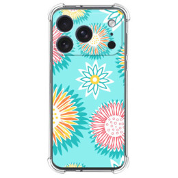 Funda Silicona Antigolpes para Iphone 17 Pro (6.3) diseño Flores 05 Dibujos