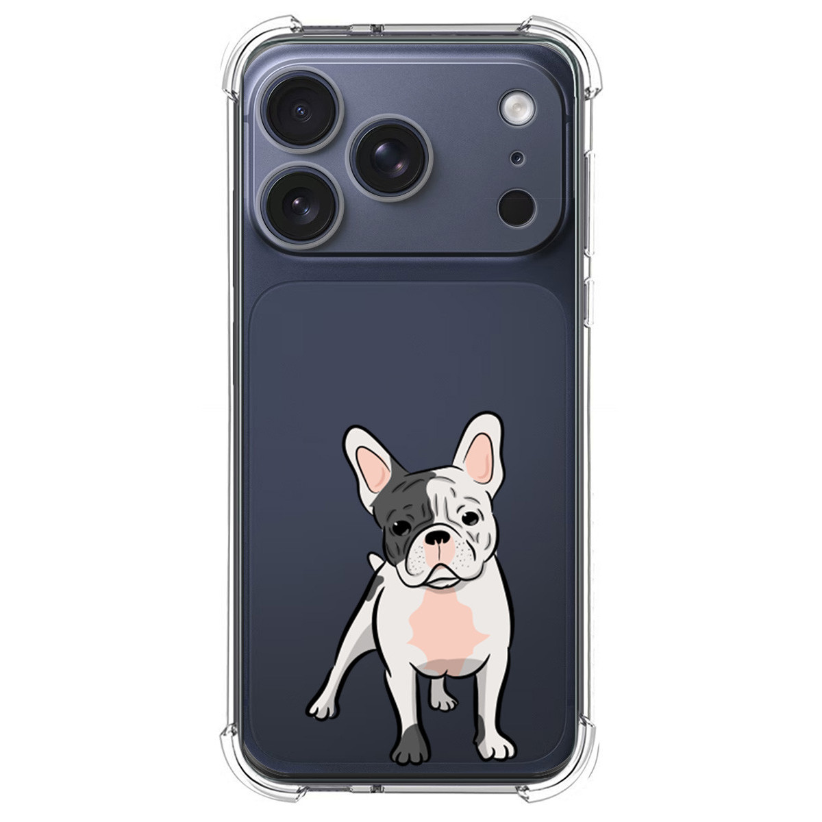 Funda Silicona Antigolpes para Iphone 17 Pro (6.3) diseño Perros 06 Dibujos