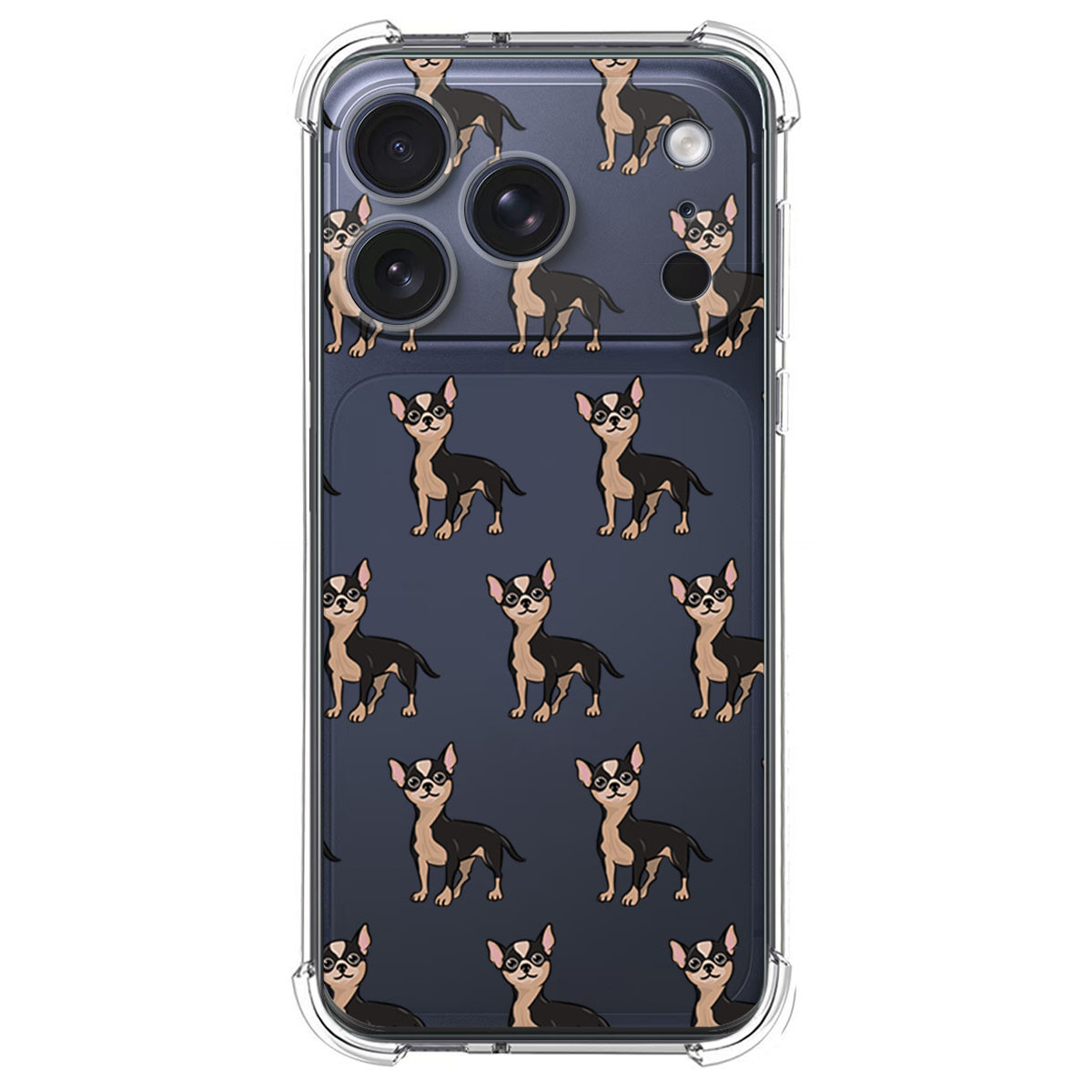 Funda Silicona Antigolpes para Iphone 17 Pro (6.3) diseño Perros 11 Dibujos