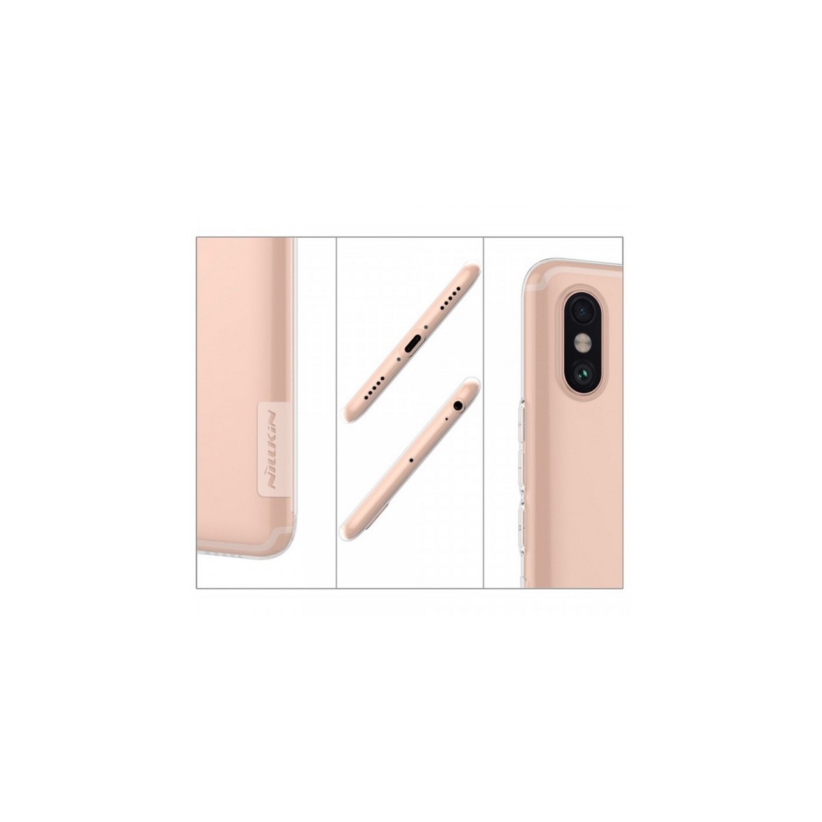 Funda Gel Tpu Nillkin Nature para Xiaomi Mi Max 3 Color Transparente