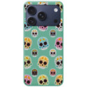 Funda Silicona Líquida Verde para Iphone 17 Pro (6.3) diseño Catrina Dibujos