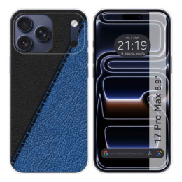 Funda Silicona para Iphone 17 Pro Max (6.9) diseño Cuero 02 Dibujos