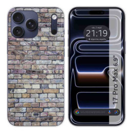 Funda Silicona para Iphone 17 Pro Max (6.9) diseño Ladrillo 02 Dibujos