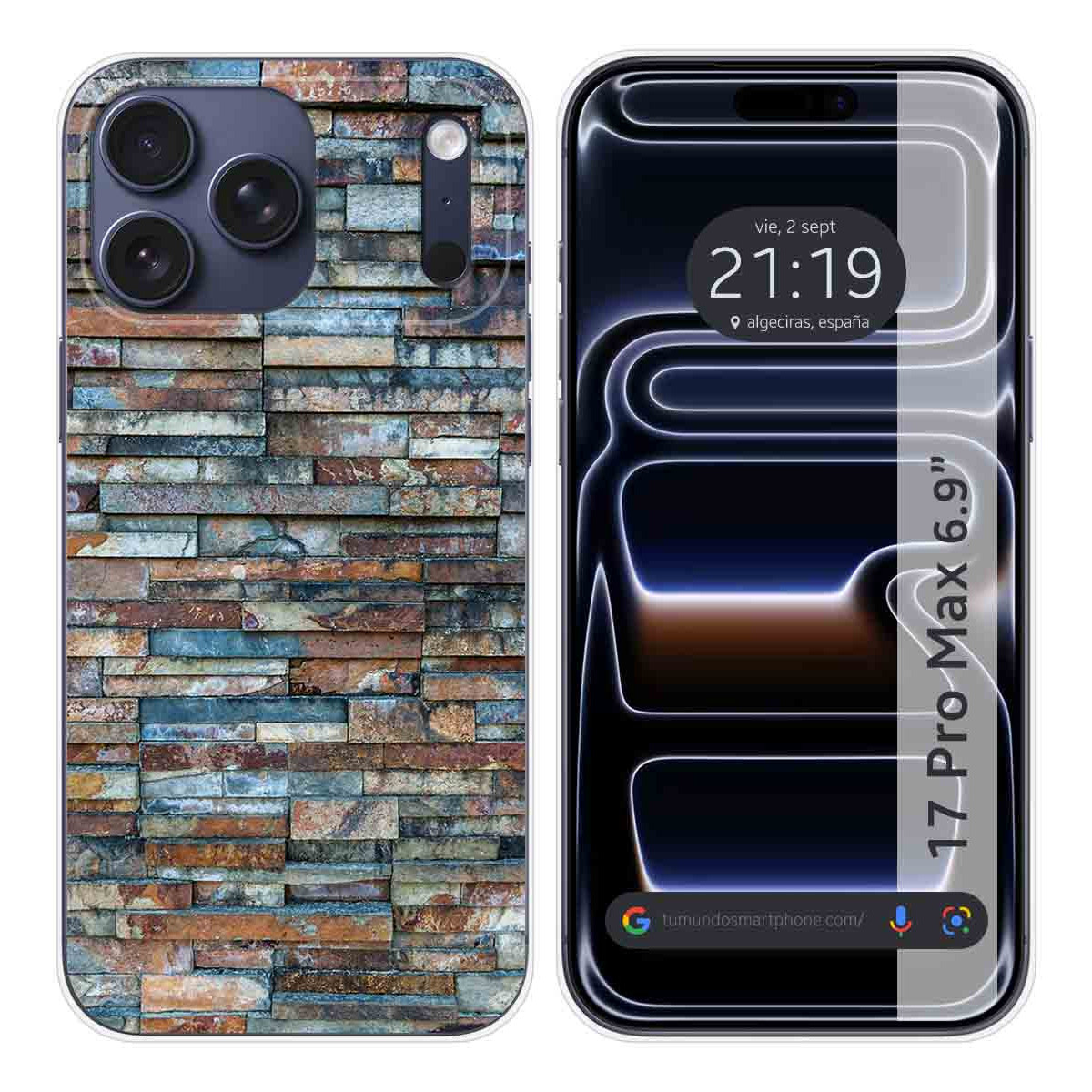 Funda Silicona para Iphone 17 Pro Max (6.9) diseño Ladrillo 05 Dibujos