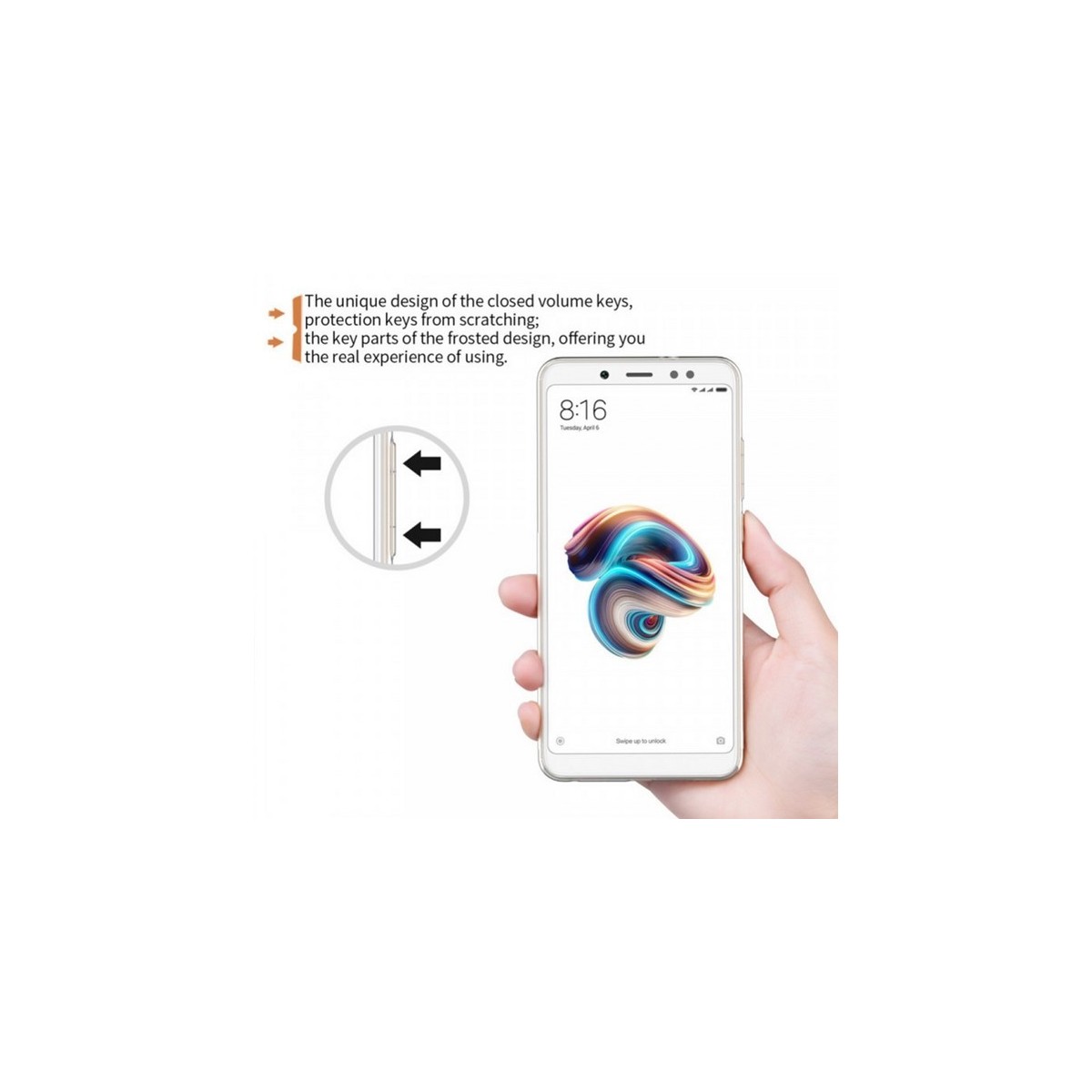 Funda Gel Tpu Nillkin Nature para Xiaomi Redmi Note 5 / Note 5 Pro Color Transparente