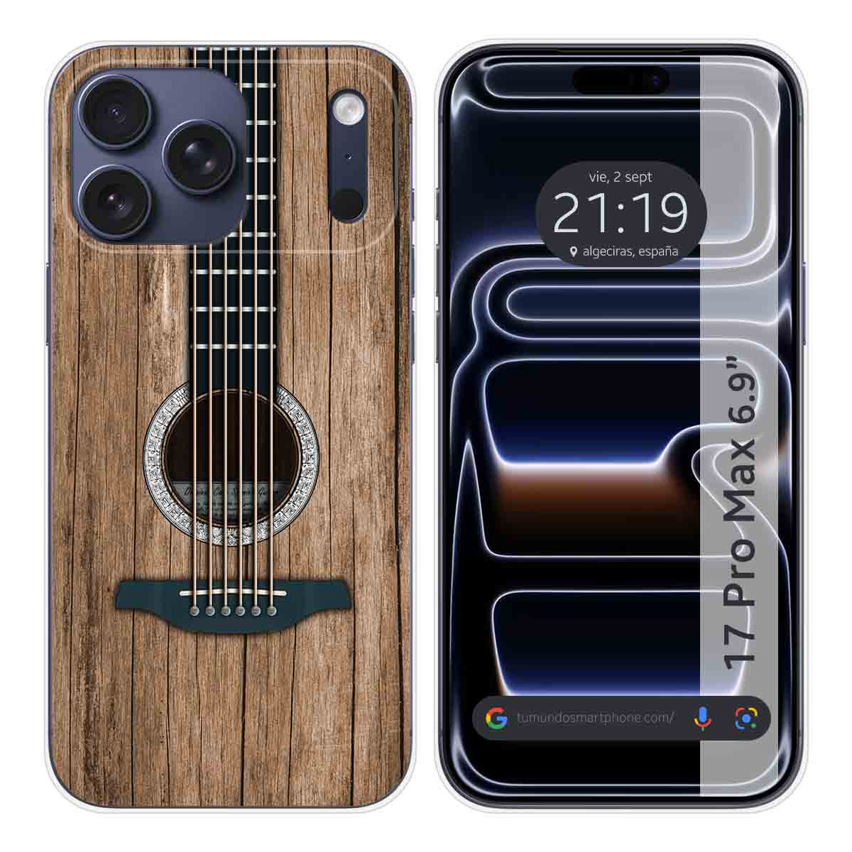 Funda Silicona para Iphone 17 Pro Max (6.9) diseño Madera 11 Dibujos