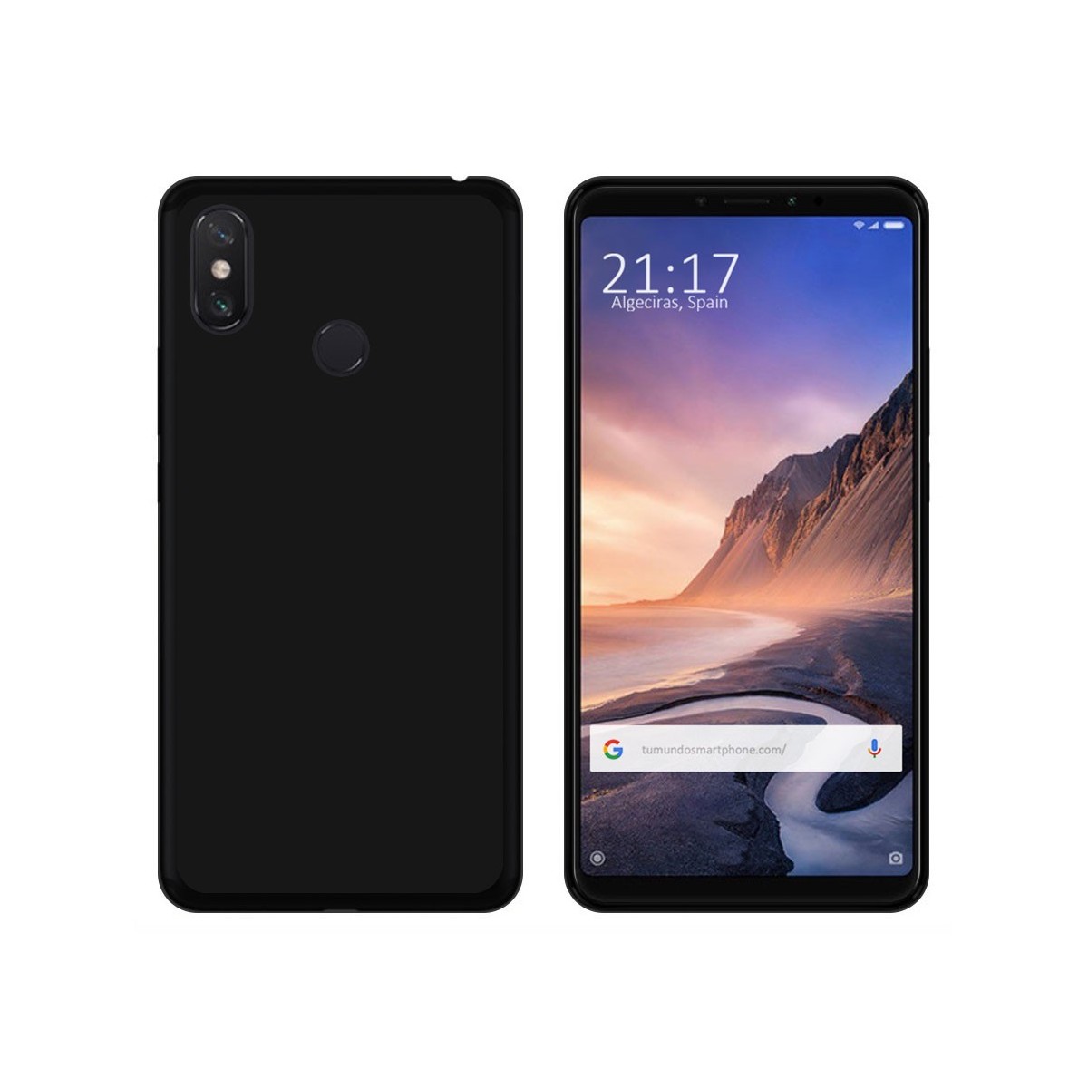 Funda Gel Tpu para Xiaomi Mi Max 3 Color Negra