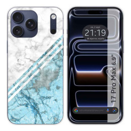 Funda Silicona para Iphone 17 Pro Max (6.9) diseño Mármol 02 Dibujos