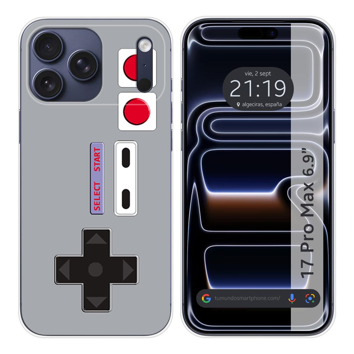 Funda Silicona para Iphone 17 Pro Max (6.9) diseño Consola Dibujos