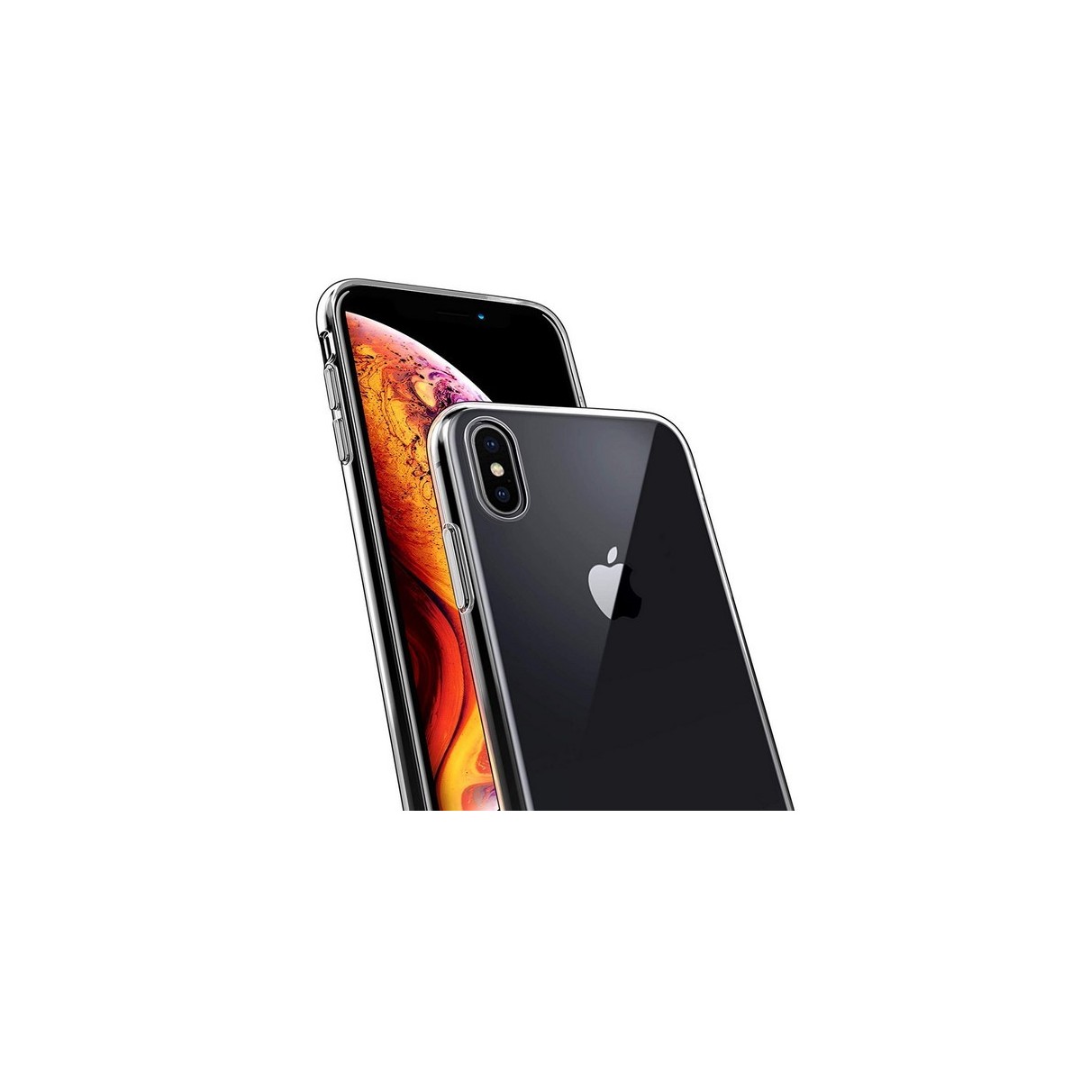 Funda Gel Tpu Fina Ultra-Thin 0,5mm Transparente para Iphone XS Max