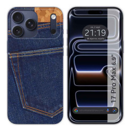 Funda Silicona para Iphone 17 Pro Max (6.9) diseño Vaquero Dibujos