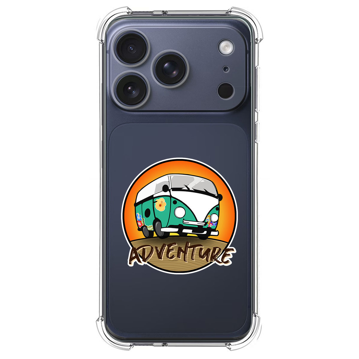 Funda Silicona Antigolpes para Iphone 17 Pro Max (6.9) diseño Adventure Dibujos