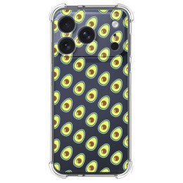 Funda Silicona Antigolpes para Iphone 17 Pro Max (6.9) diseño Aguacate Dibujos