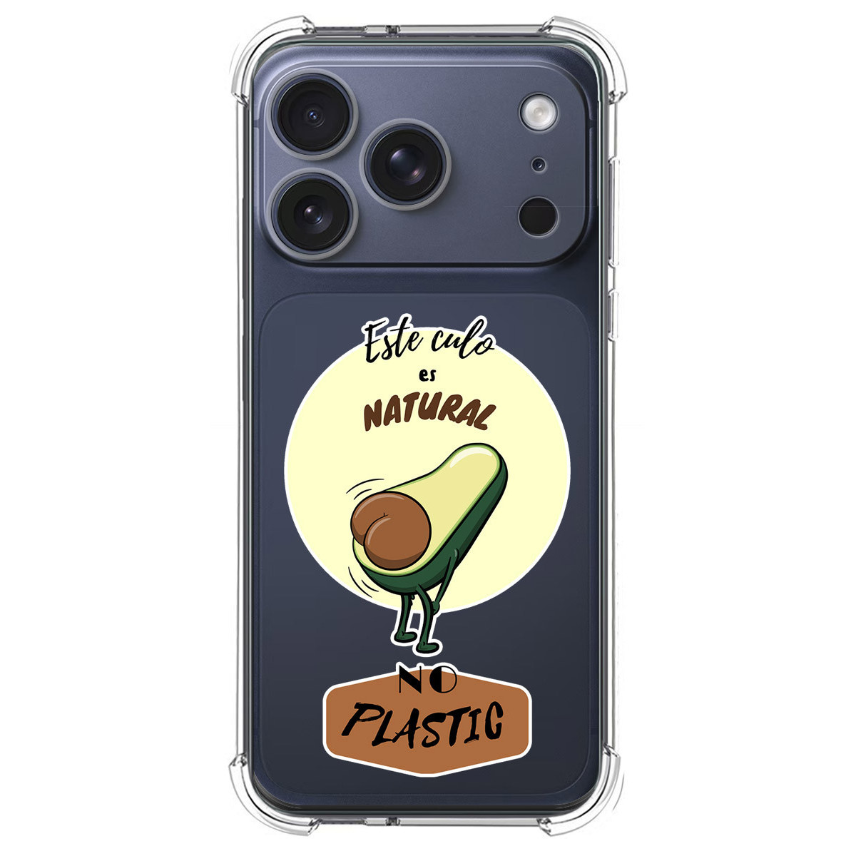 Funda Silicona Antigolpes para Iphone 17 Pro Max (6.9) diseño Culo Natural Dibujos