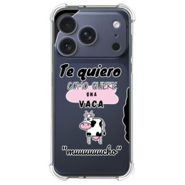 Funda Silicona Antigolpes para Iphone 17 Pro Max (6.9) diseño Vaca Dibujos