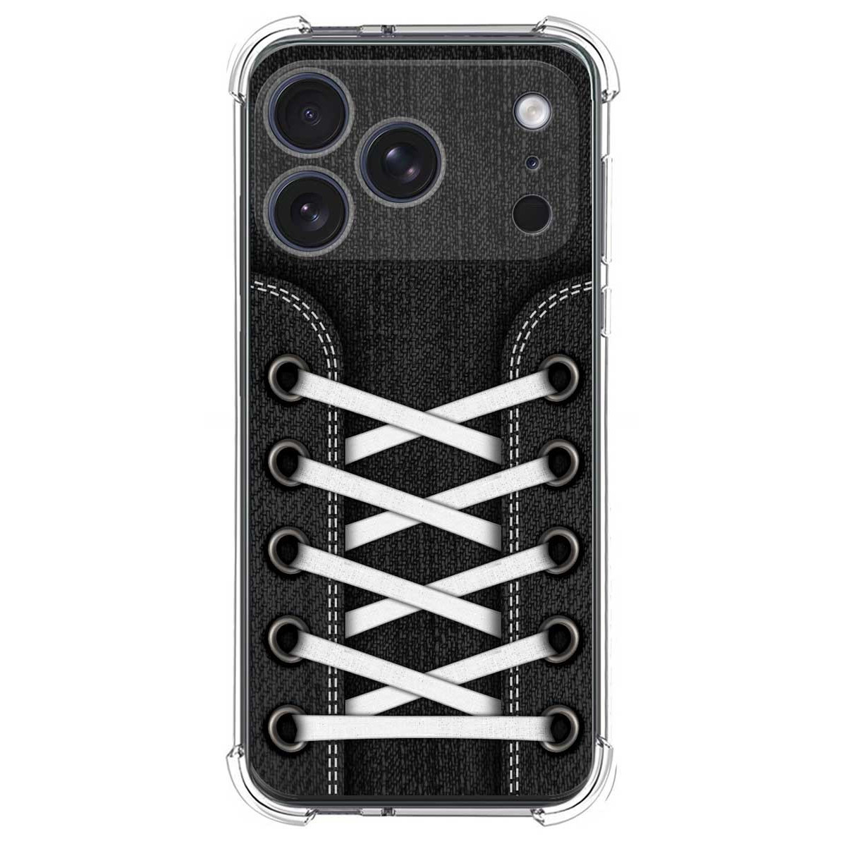 Funda Silicona Antigolpes para Iphone 17 Pro Max (6.9) diseño Zapatillas 02 Dibujos