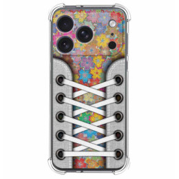 Funda Silicona Antigolpes para Iphone 17 Pro Max (6.9) diseño Zapatillas 05 Dibujos
