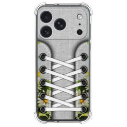 Funda Silicona Antigolpes para Iphone 17 Pro Max (6.9) diseño Zapatillas 08 Dibujos