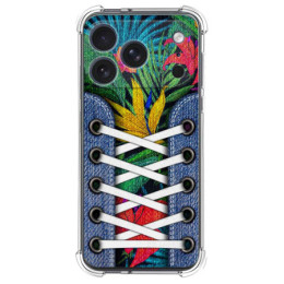 Funda Silicona Antigolpes para Iphone 17 Pro Max (6.9) diseño Zapatillas 12 Dibujos