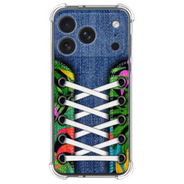 Funda Silicona Antigolpes para Iphone 17 Pro Max (6.9) diseño Zapatillas 13 Dibujos