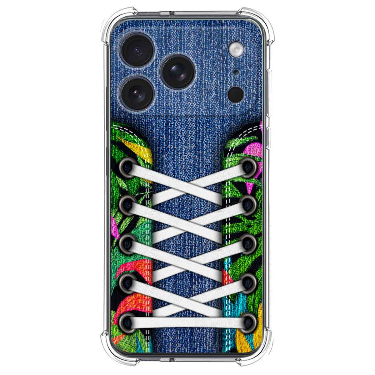 Funda Silicona Antigolpes para Iphone 17 Pro Max (6.9) diseño Zapatillas 13 Dibujos