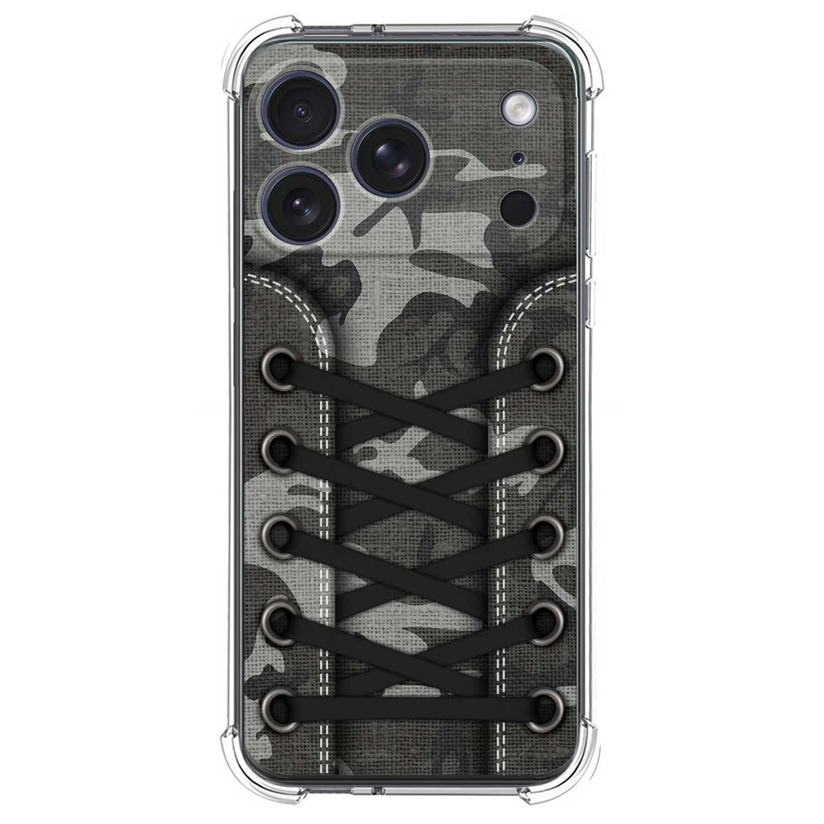 Funda Silicona Antigolpes para Iphone 17 Pro Max (6.9) diseño Zapatillas 15 Dibujos