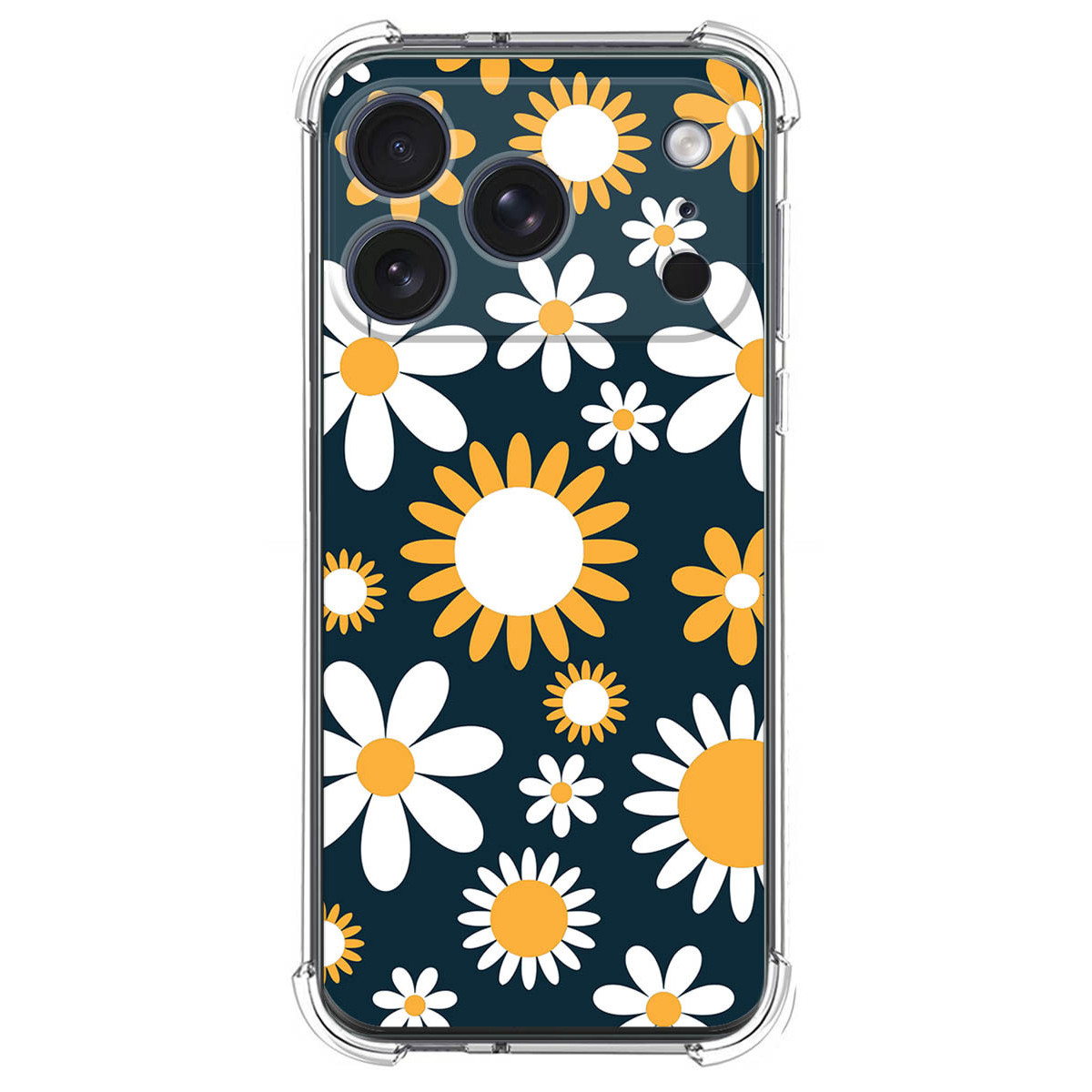 Funda Silicona Antigolpes para Iphone 17 Pro Max (6.9) diseño Flores 08 Dibujos
